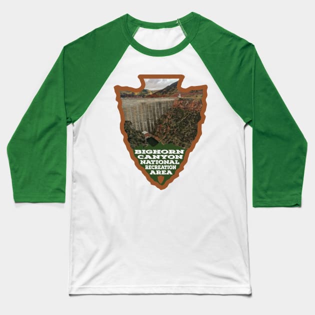 Bighorn Canyon National Recreation Area arrowhead Baseball T-Shirt by nylebuss